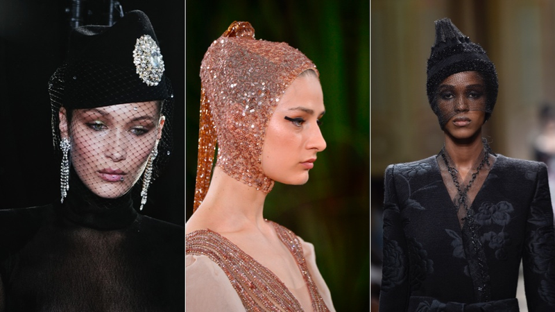 Illustration for article titled Some Cool Face Accessories From Paris Couture Week
